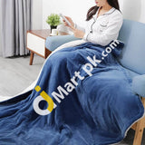 Maxkare Single (50 X 60) Electric Heated Throw Blanket Flannel & Velveteen With 6 Heating Levels 5