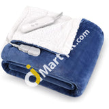 Maxkare Single (50 X 60) Electric Heated Throw Blanket Flannel & Velveteen With 6 Heating Levels 5