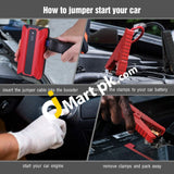 Meterk Car Jump Starter 18000Mah 1500A 12V Usb Quick Charge Auto Battery Jumper Booster With Led