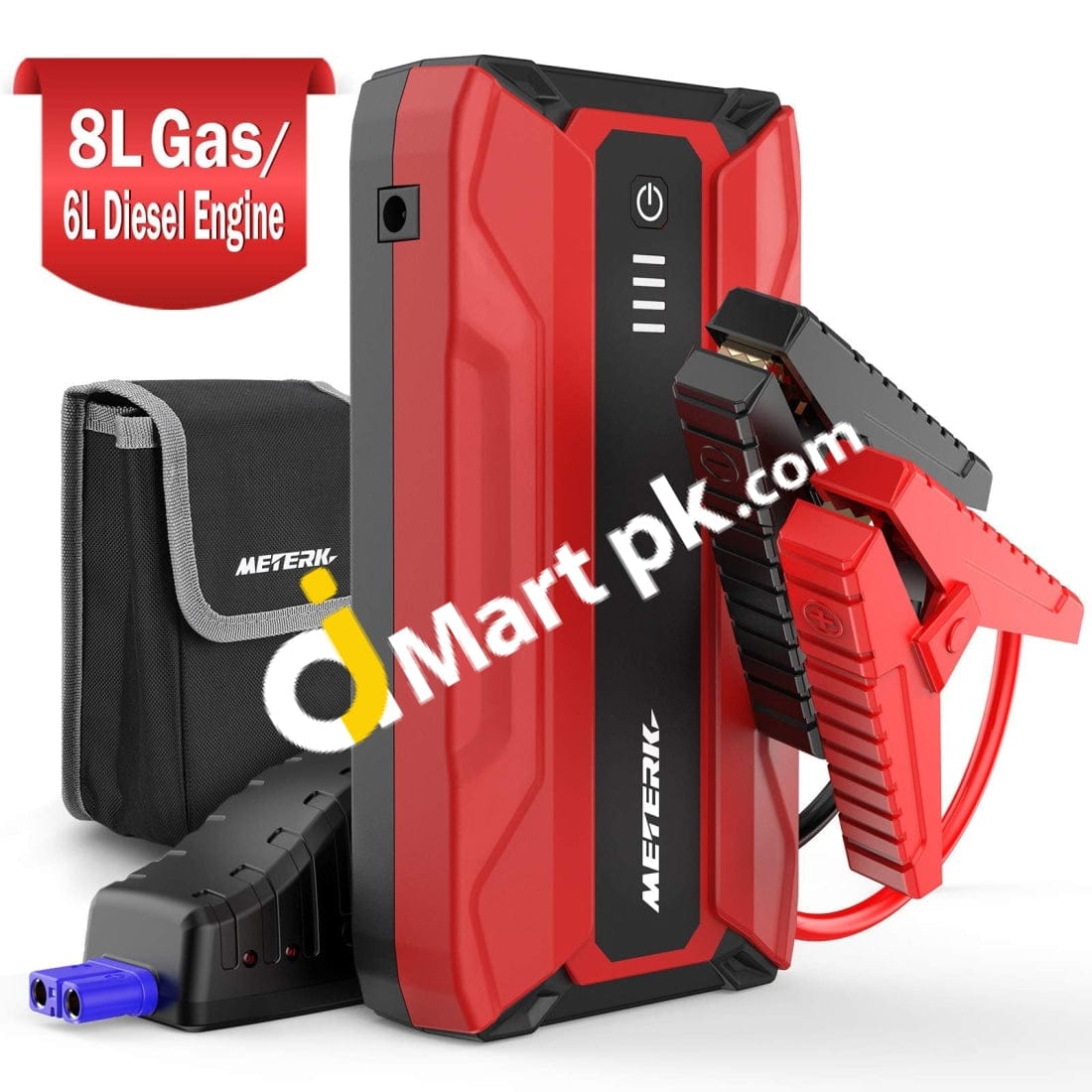 METERK Car Jump Starter 18000mAh 1500A 12V USB Quick Charge, Auto Batt –  AJMartPK
