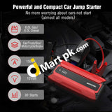 Meterk Car Jump Starter 18000Mah 1500A 12V Usb Quick Charge Auto Battery Jumper Booster With Led