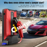 Meterk Car Jump Starter 18000Mah 1500A 12V Usb Quick Charge Auto Battery Jumper Booster With Led