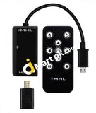 MHL Micro USB to HDMI HDTV Adapter with Remote Control - Imported from UK