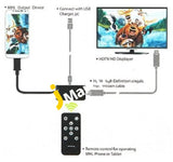 Mhl Micro Usb To Hdmi Hdtv Adapter With Remote Control - Imported From Uk