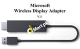 Microsoft Wireless Display Adapter V1 Wirelessly Project To Your Big Screen - Imported From Uk