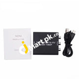 Mini Hdmi To Av Scaler Converter 1080P (Metal) - Imported From Uk