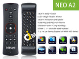 Minix NEO A2 Lite 2.4GHz Wireless Keyboard Air Mouse - Imported from UK