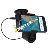 Mixiao Bluetooth Car Handsfree Fm Transmitter With 360° Phone Holder Stable Sucker Lcd Screen Clip -