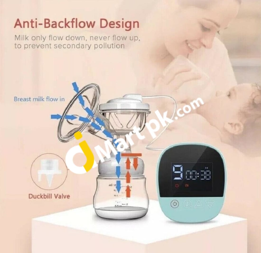 Mosfiata Dual Suction Automatic Rechargeable Breast Pump With Smart Touch Screen 3 Modes 9 Levels