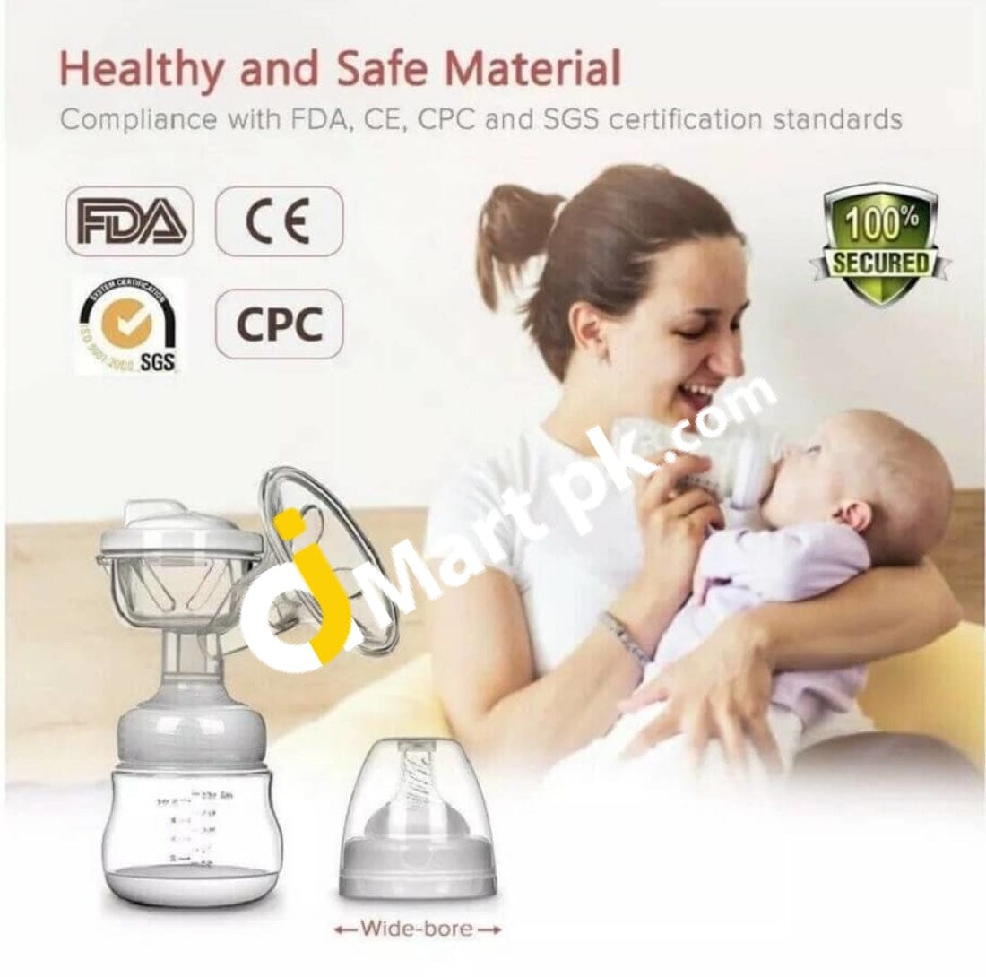 Mosfiata Dual Suction Automatic Rechargeable Breast Pump With Smart Touch Screen 3 Modes 9 Levels