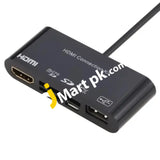 Multifunctional Hdmi Connection Kit Usb Otg Hub Mhl To Adapter For Samsung Galaxy S5 S4 S3 Note 2 /