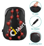 Naipo Back Massager Shiatsu Massage Chair Cushion With S-Track For Upper Lower Lumbar & Waist -