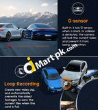 Navycrest Q1 Fhd 1080P & Wifi Dash Cam With Night Vision 170° Wide Angle Wdr Loop Recording G-Sensor
