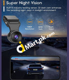 Navycrest Q1 Fhd 1080P & Wifi Dash Cam With Night Vision 170° Wide Angle Wdr Loop Recording G-Sensor