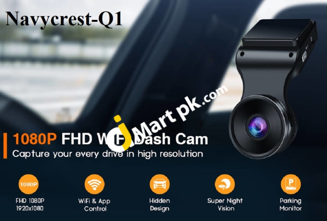 Q1-FHD 1080P WiFi Dashcam – Peztio
