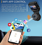 Navycrest Q1 Fhd 1080P & Wifi Dash Cam With Night Vision 170° Wide Angle Wdr Loop Recording G-Sensor