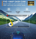Navycrest Q1 Fhd 1080P & Wifi Dash Cam With Night Vision 170° Wide Angle Wdr Loop Recording G-Sensor