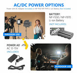 Neewer® Advanced 2.4G 660 Led Video Light Dimmable Bi-Color Panel With Lcd Screen+2.4G Wireless