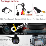 Neewer Car Rear View Camera 18.5Mm Waterproof Backup Hd Ccd Ntsc/Pal Color Cam With Hole Saw -