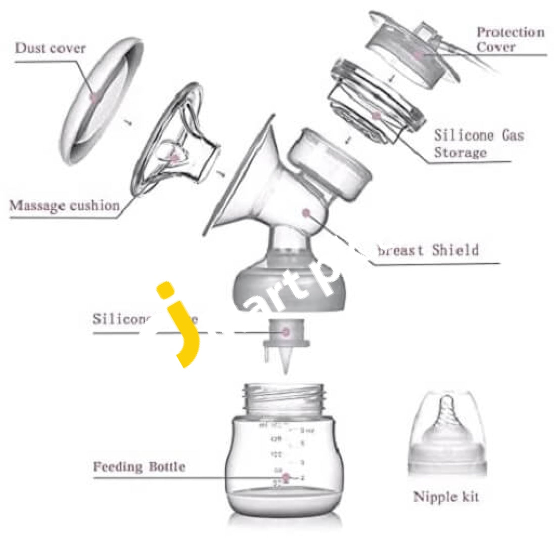 Nekan Electric Single Breast Pump With Smart Lcd Touch Screen - Imported From Uk