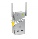 NETGEAR AC750 Dual Band Wi-Fi Range Extender, Coverage Up To 1000 Sq Ft And 15 Devices With Dual Band Wireless Signal Booster & Repeater (Up To 750Mbps Speed), UK Wall Plug Design  - Imported from UK