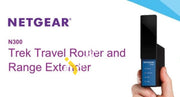 NETGEAR Trek N300 Travel Router, Range Extender, And Wireless Bridge (PR2000) - Imported from UK