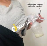 Nuby Natural Touch Comfort Manual Breast Pump With Free Baby Medicine Cup - Imported From Uk