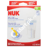 Nuk Seal N Go Breast Milk Bags 180Ml 50 - Imported From Uk