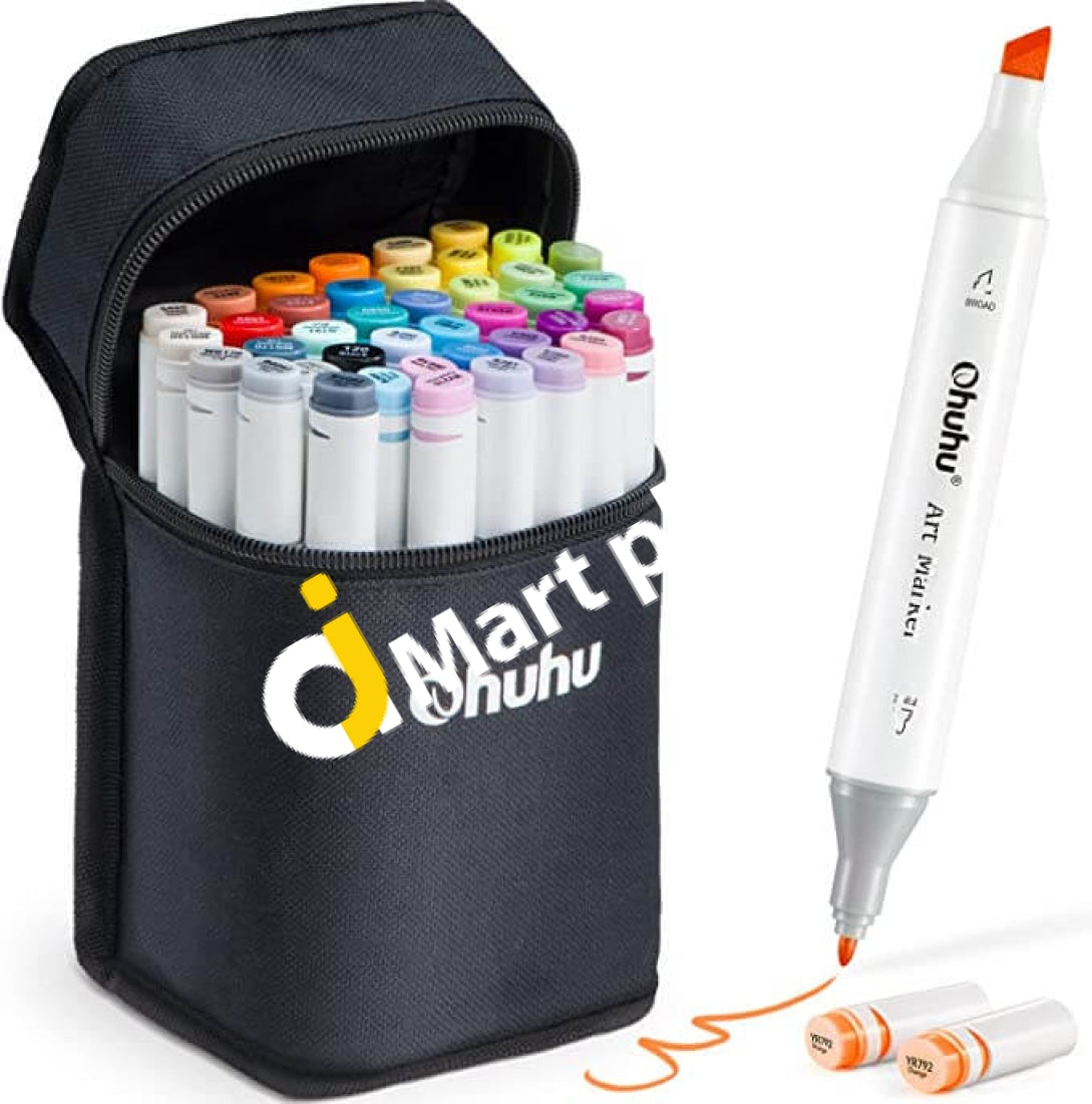 Ohuhu Dual Tip Dot Markers: 15 Colors Dot Marker Pens (Fine & Dot) for Kids  Adults Water-Based Ink Metallic & Regular Colors Dot Pens for Journaling  Scrapbooking DIY Highlighting Drawing Markers