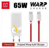 Oneplus 9Pro 65W Warp Charger With Type C To Cable (Original) - Imported From Uk