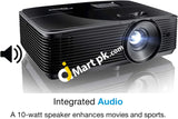 Optoma Svga Full Hd 3D Dlp 3900 Lumens For Lights-On Viewing Home & Outdoor Movie Projector