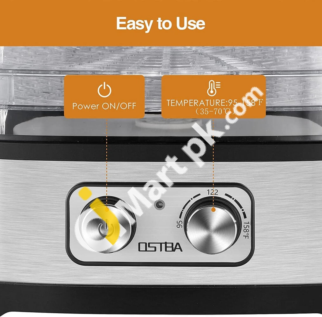 OSTBA 1 Ostba Food Dehydrator Machine Adjustable Temperature