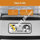 Ostba Food Dehydrator With 5 Bpa-Free Trays For & Jerky Fruits Herbs Veggies 240W Imported From Uk