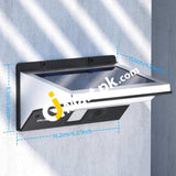 Ousfot Yh0609-Pir Stainless Steel Solar Powered Led Outdoor Wall Light - Imported From Uk