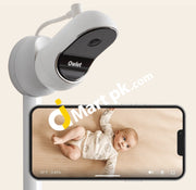 Owlet Cam 2 Smart HD Video Baby Monitor with Audio & Background Sound, 4X Zoom, Wide Angle View, Motion & Cry Notifications, Humidity, Room Temp, Night Vision, 2-Way Talk - Imported from UK