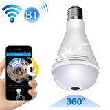 Panoramic Bulb 360° HD 1080P WIFI Camera with Motion Detection & Two-way Voice - Imported from UK