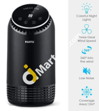 Partu Air Purifier With Ultra Quiet True Hepa Filtration & Active Carbon Filter For Home Or Bedroom