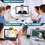 Pc Webcam With Privacy Cover & Microphone Eyonme 1080P Fhd Web Camera Imported From Uk