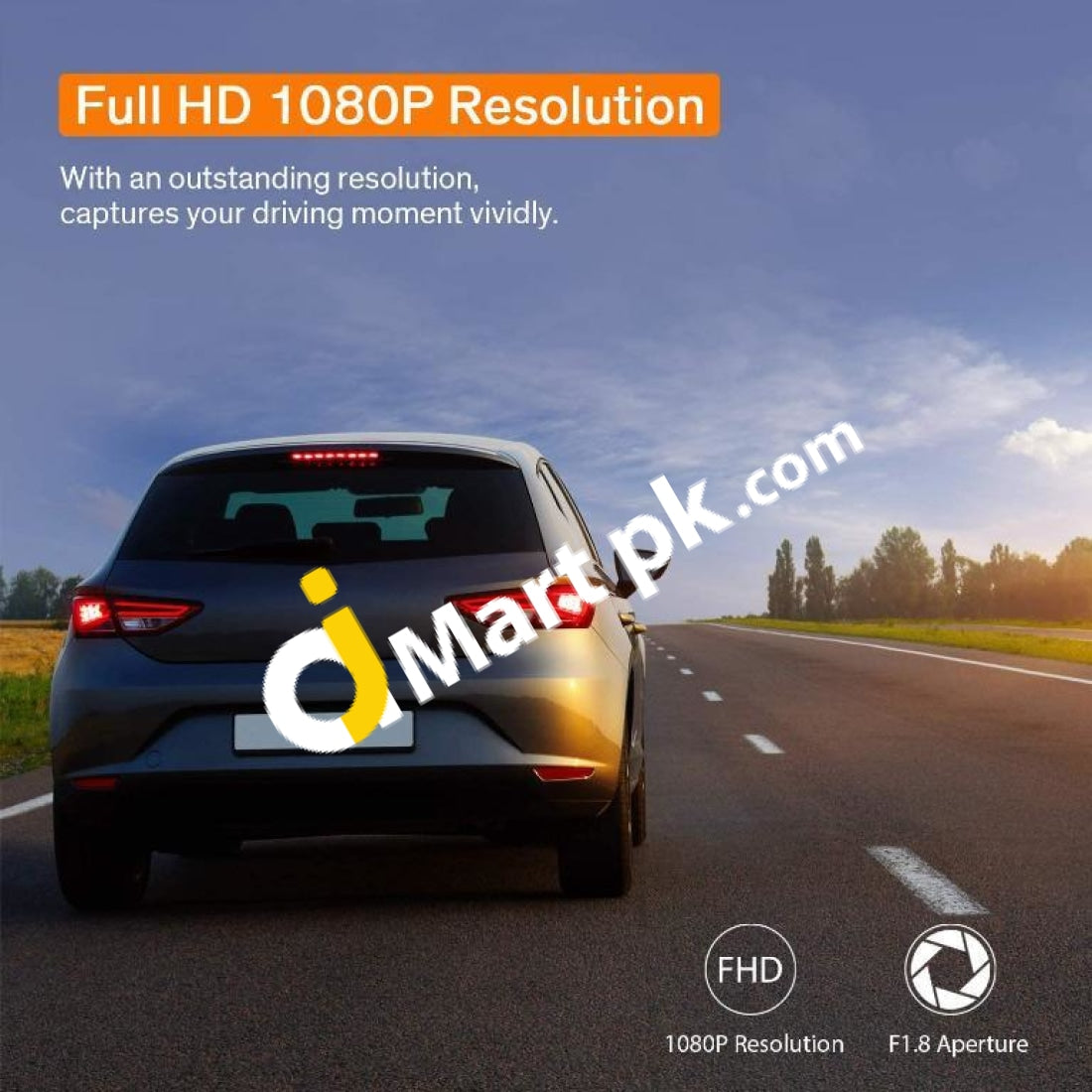 Peztio Dash Cam Wifi Full Hd 1080P Camera Recorder With Night Vision 170° Wide Angle Wdr Loop