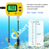 Ph Meter Ph-991 With Backlight Durable Tester Acidimeter Tool Temp Monitor For Aquarium Swimming