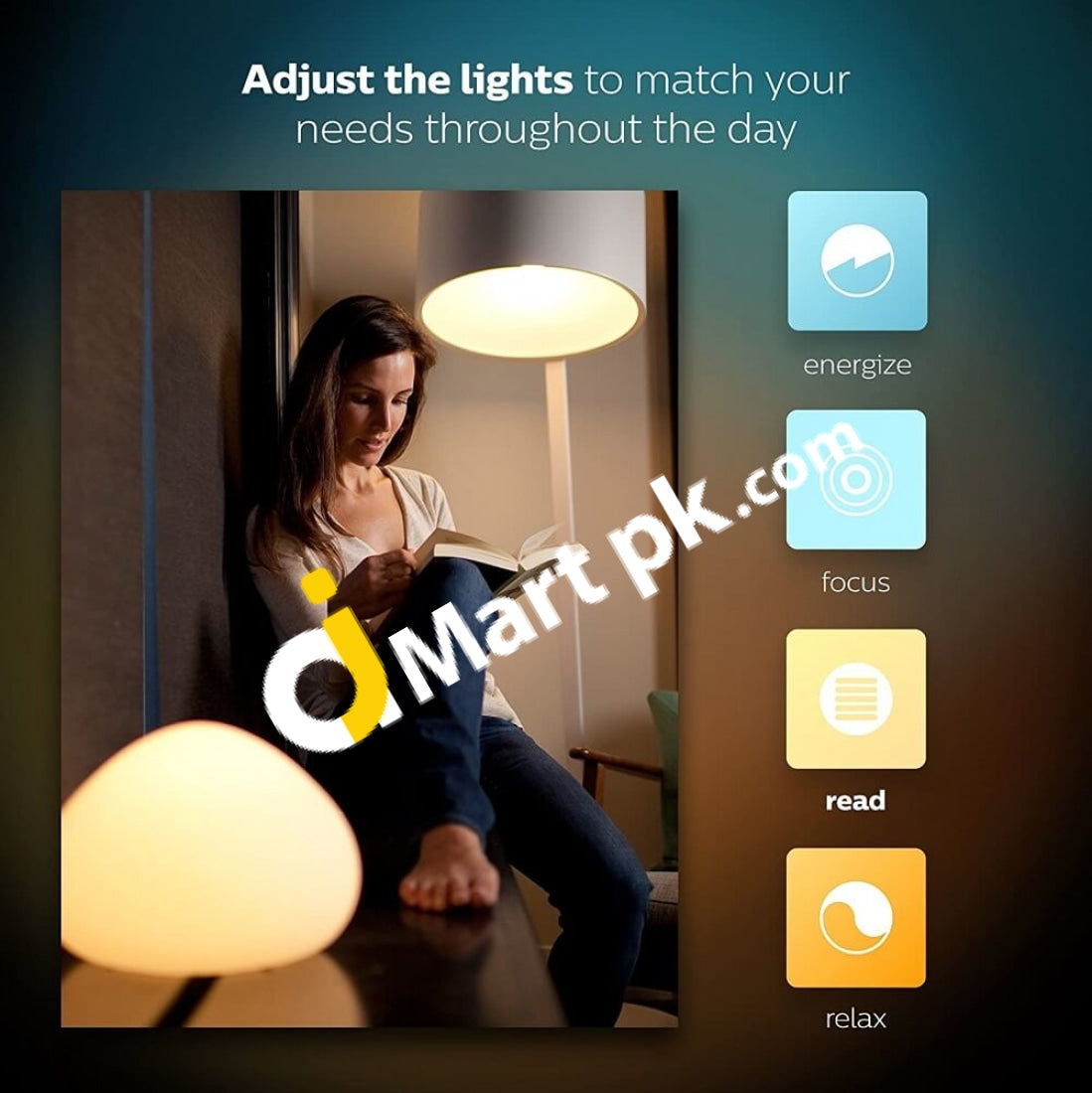 Philips Hue Led Smart Bulb With Hub 2X A19 10W 800 Lumens White & Color Ambiance Bulbs Works Alexa
