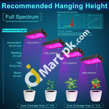 Grow Light Phlizon 1200W Full Spectrum Double Switch Plant For Indoor Plants Veg & Flower - Imported