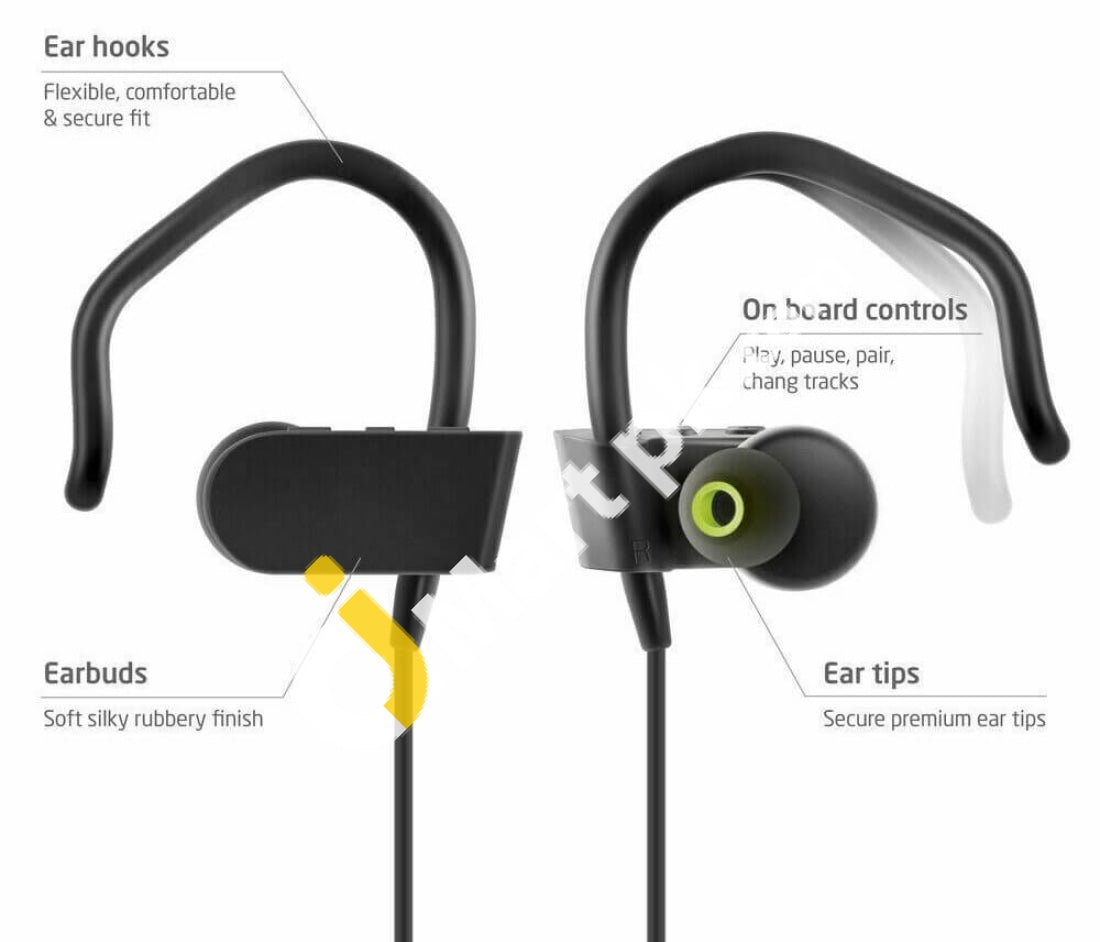 Photive Bte-70 Wireless Bluetooth 4.1 Sport Earbuds - Imported From Uk