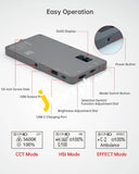 Photoolex Rl135 10W Rgb Video Light 4000Mah Rechargeable Battery With 21 Dynamic Effects For Youtube