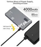 Photoolex Rl135 10W Rgb Video Light 4000Mah Rechargeable Battery With 21 Dynamic Effects For Youtube