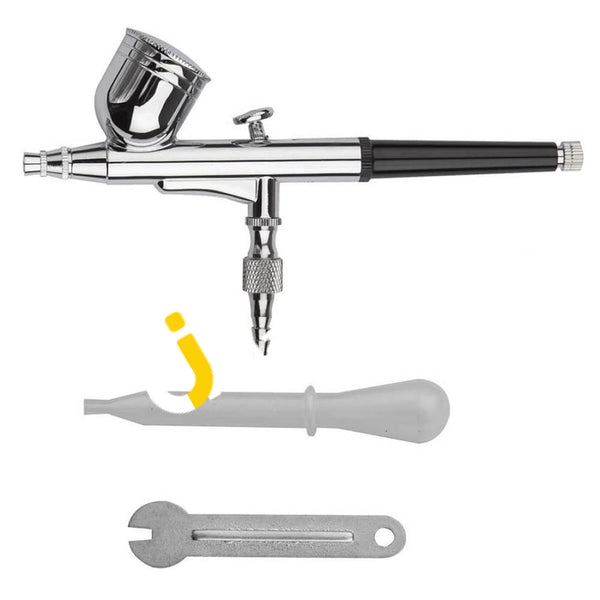 Gohelper Dual-Action Air Brush Gun for Cake Decorating, Makeup, Plastic  Models, Nails, Clothes, Cookies, Baking, Food, Arts & Crafts - Imported  from