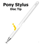 Pony Stylus Capacitive Pen High Sensitivity & Fine Point Disc Tip Magnetism Cover Cap Universal For