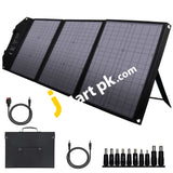 Powkey 60W 12-18V Foldable Solar Panel Generator for 100~350W Power Stations Outdoor Camping Van RV Trip – Imported from UK