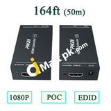 Pway 1080P Hdmi Transmitter And Receiver Transmit Up To 164 Ft (50M) Edid Poc Function Supported -