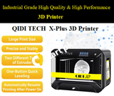 3D Printer Qidi Tech X-Plus Large Premium Size Industrial Grade Wifi With Nylon Carbon Fiber Pc High